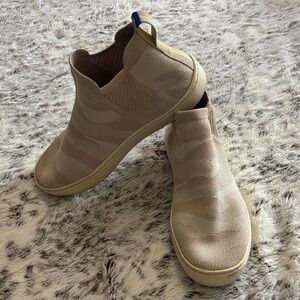 Rothy's Tan Slip-On Sneakers